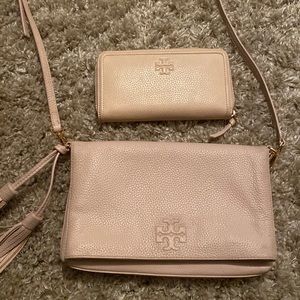 Tory Burch Crossbody Purse with Matching Wallet
